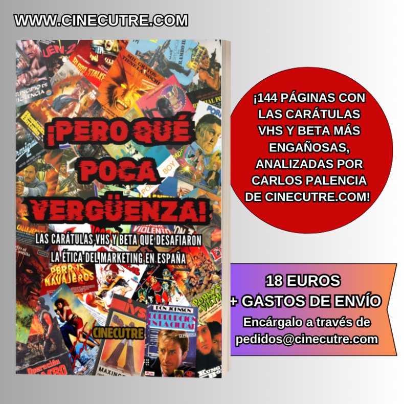 YA A LA VENTA EL TERCER LIBRO DE CINECUTRE.COM: Una recopilación de las carátulas VHS y Beta más engañosas publicadas en España