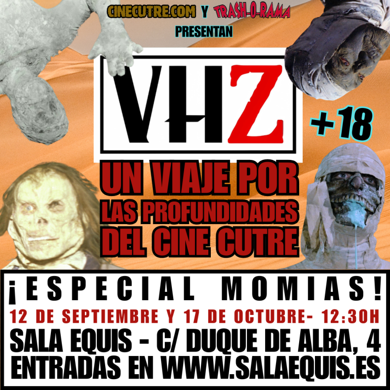 SHOW DE HUMOR “VHZ” ESPECIAL MOMIAS: 12 de septiembre y 17 de octubre en Sala Equis de Madrid